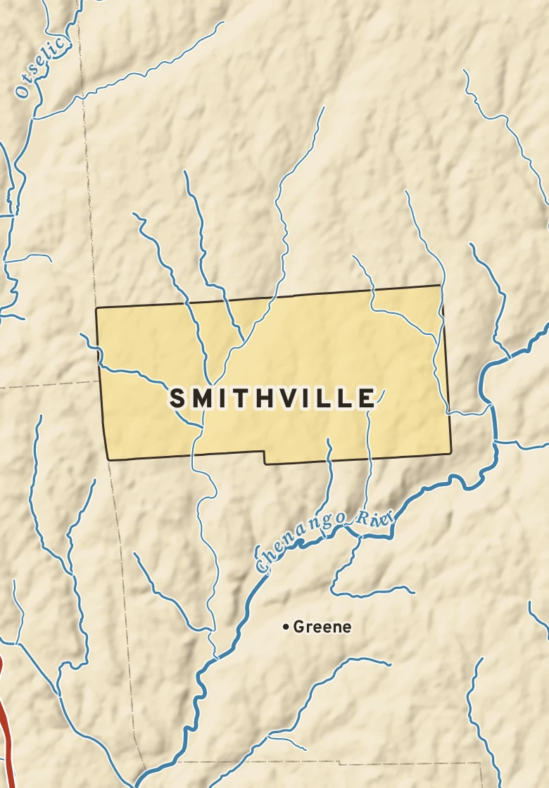 Atlas plate of Smithville, New York.