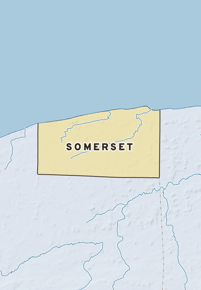 Atlas plate of Somerset, New York.