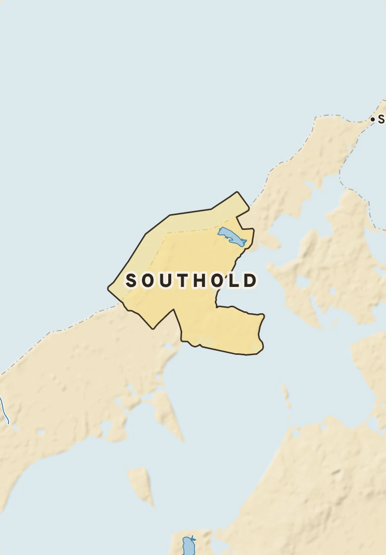 Atlas plate of Southold, New York.