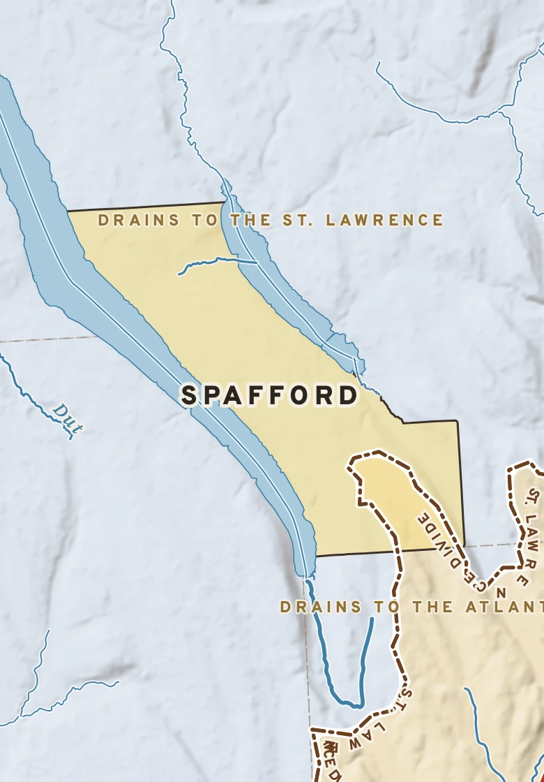 Atlas plate of Spafford, New York.
