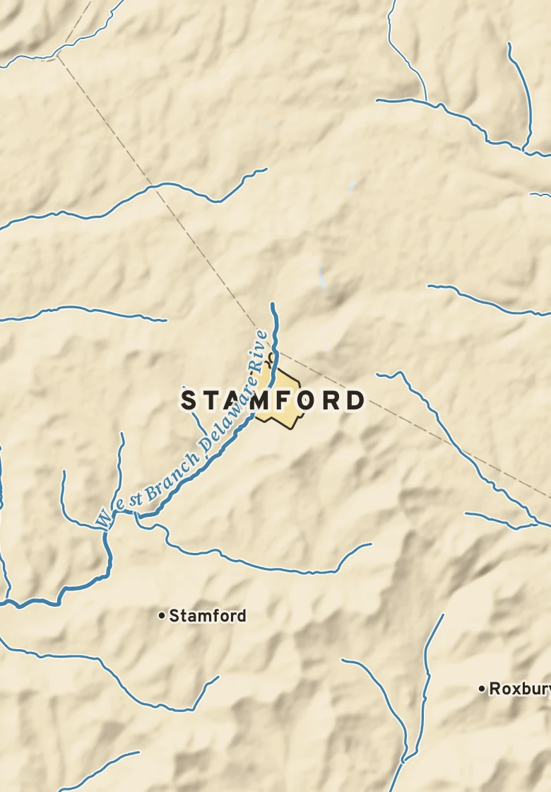 Atlas plate of Stamford, New York.
