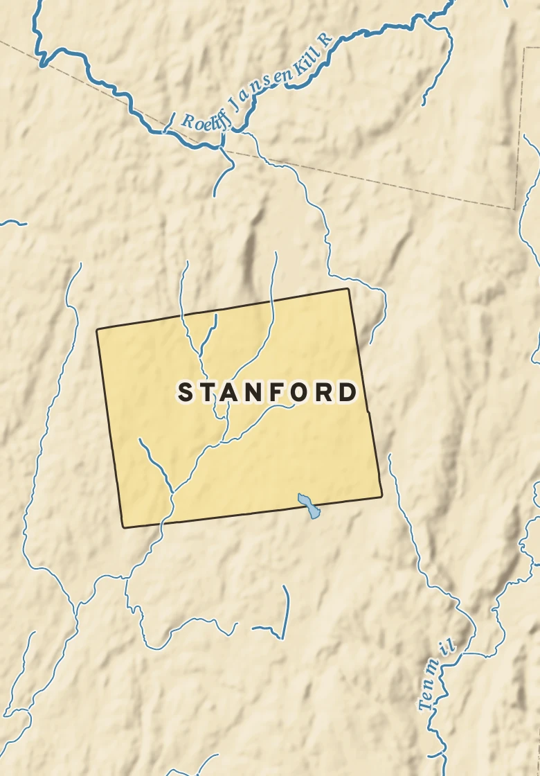 Atlas plate of Stanford, New York.