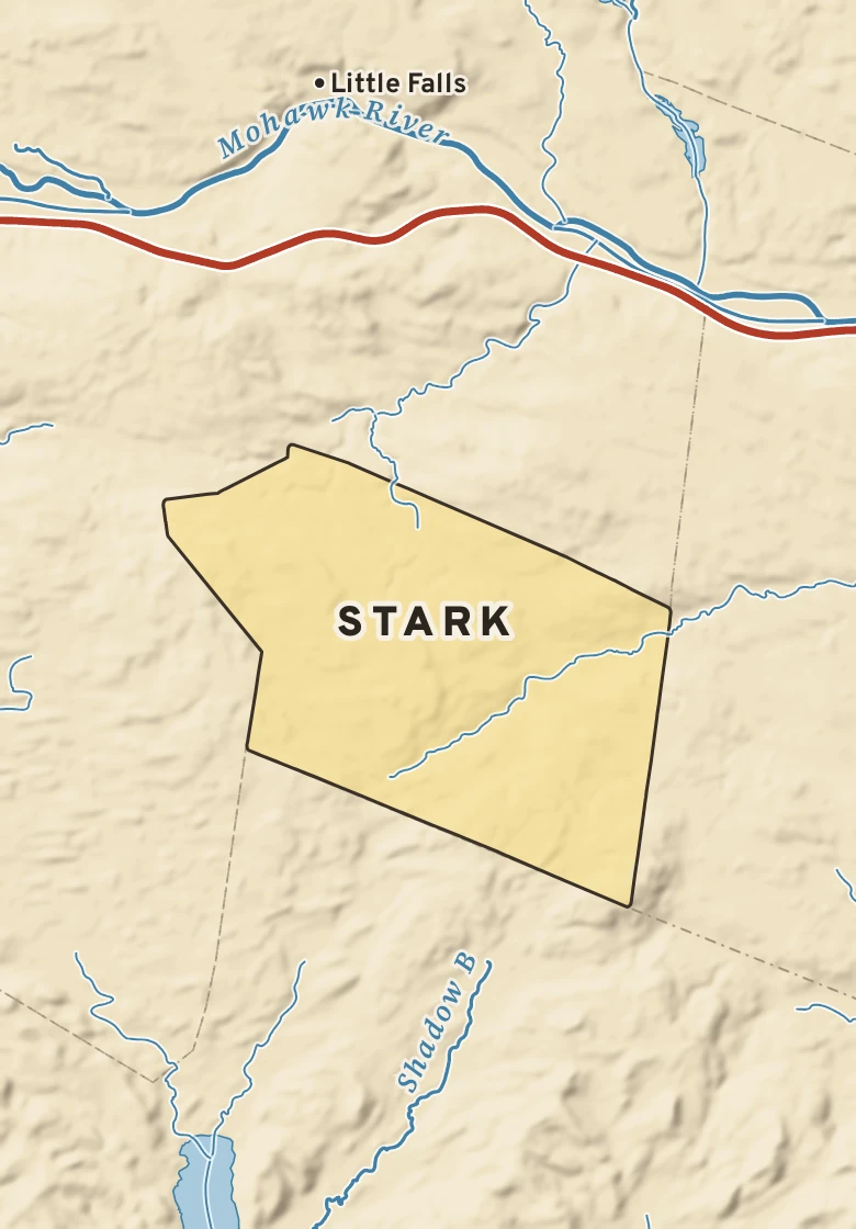 Atlas plate of Stark, New York.