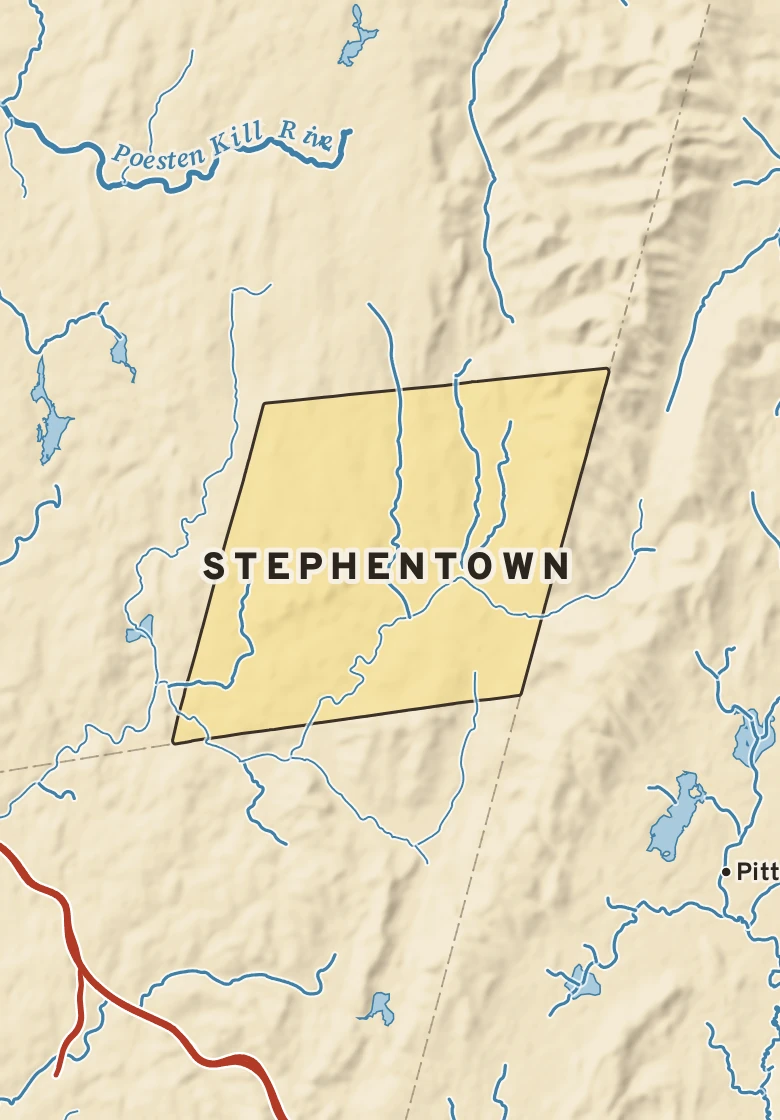 Atlas plate of Stephentown, New York.