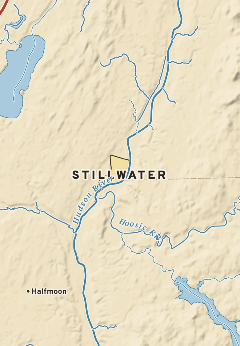 Atlas plate of Stillwater, New York.
