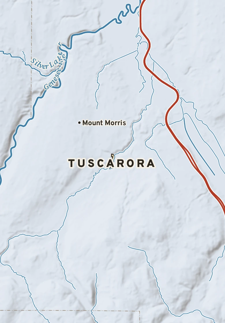 Atlas plate of Tuscarora, New York.