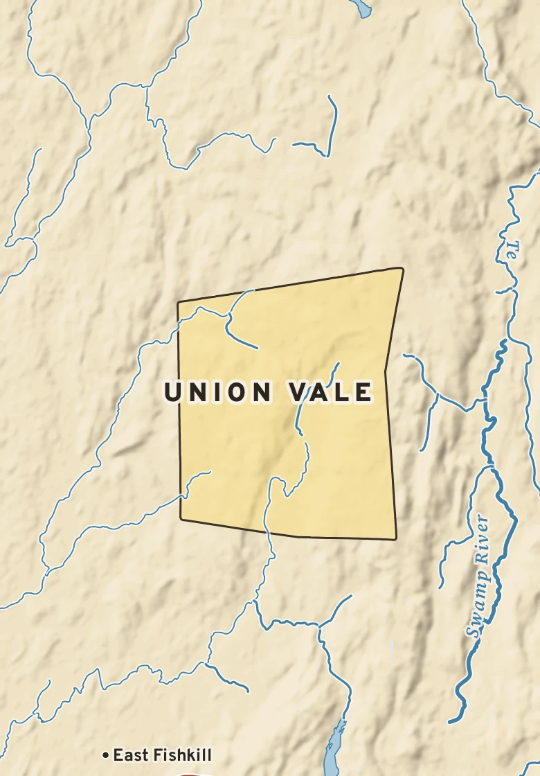 Atlas plate of Union Vale, New York.
