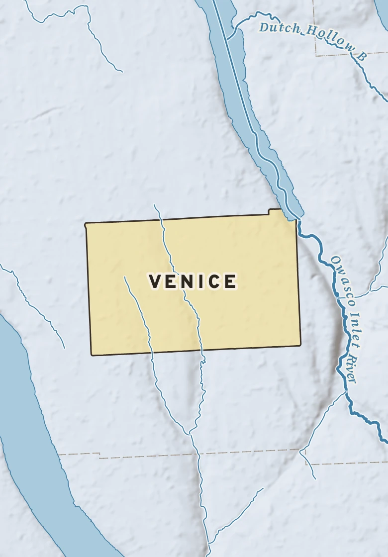 Atlas plate of Venice, New York.