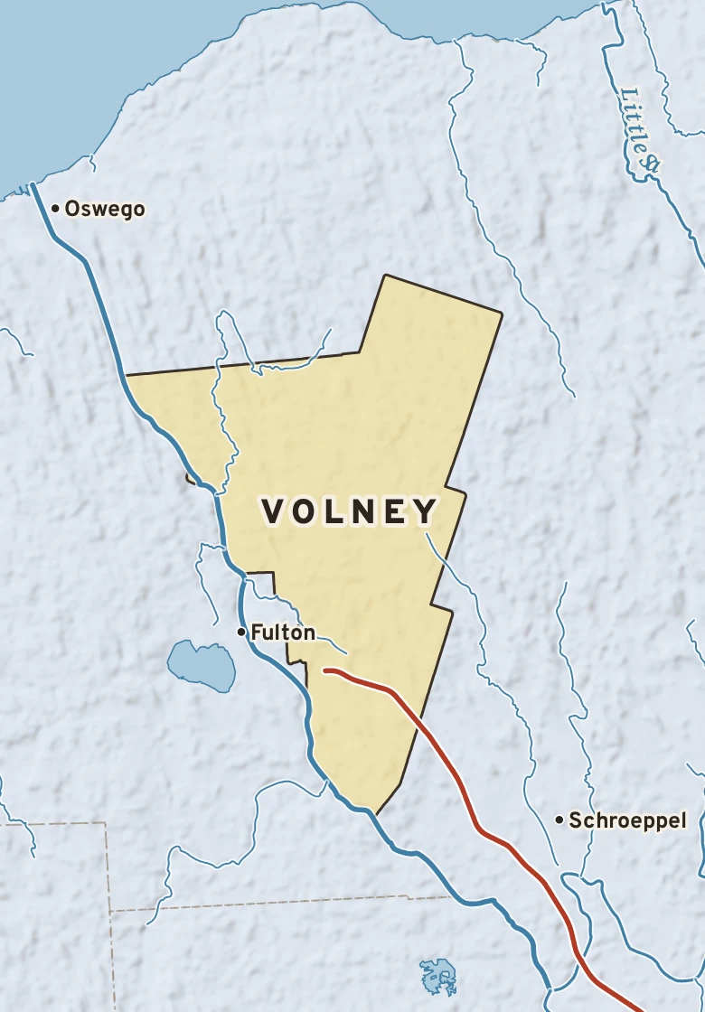 Atlas plate of Volney, New York.