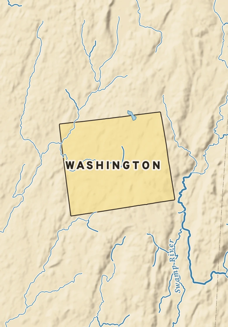 Atlas plate of Washington, New York.