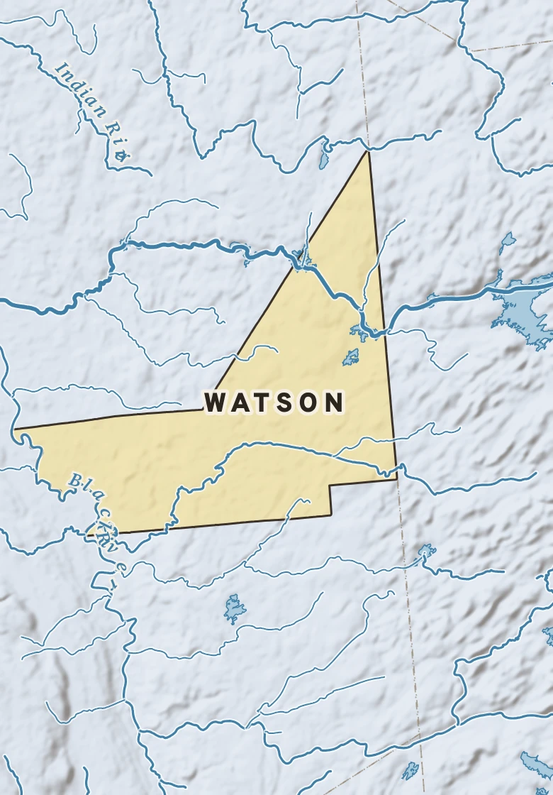 Atlas plate of Watson, New York.