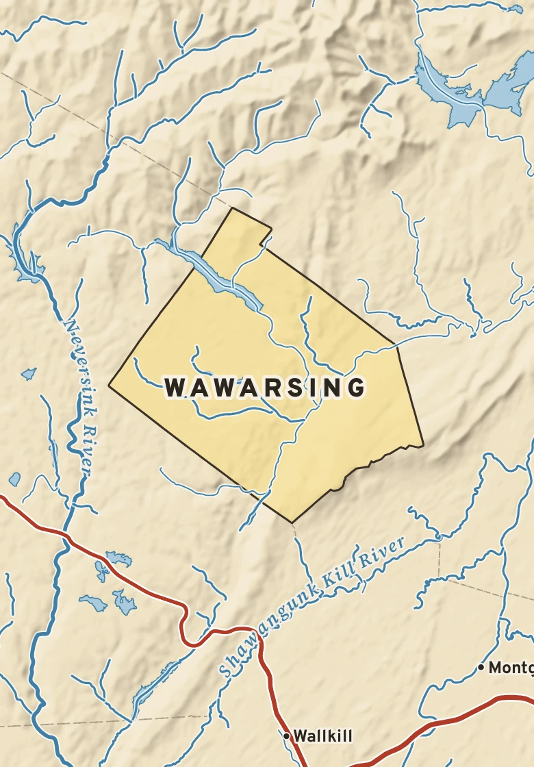 Atlas plate of Wawarsing, New York.