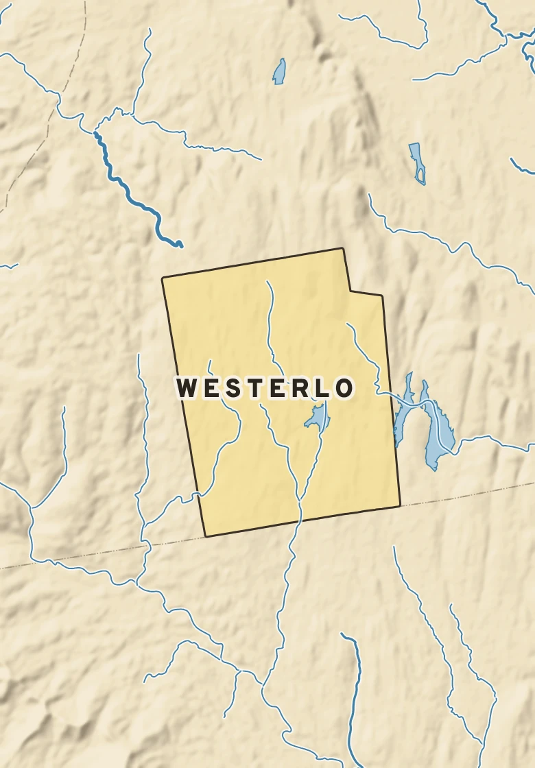 Atlas plate of Westerlo, New York.