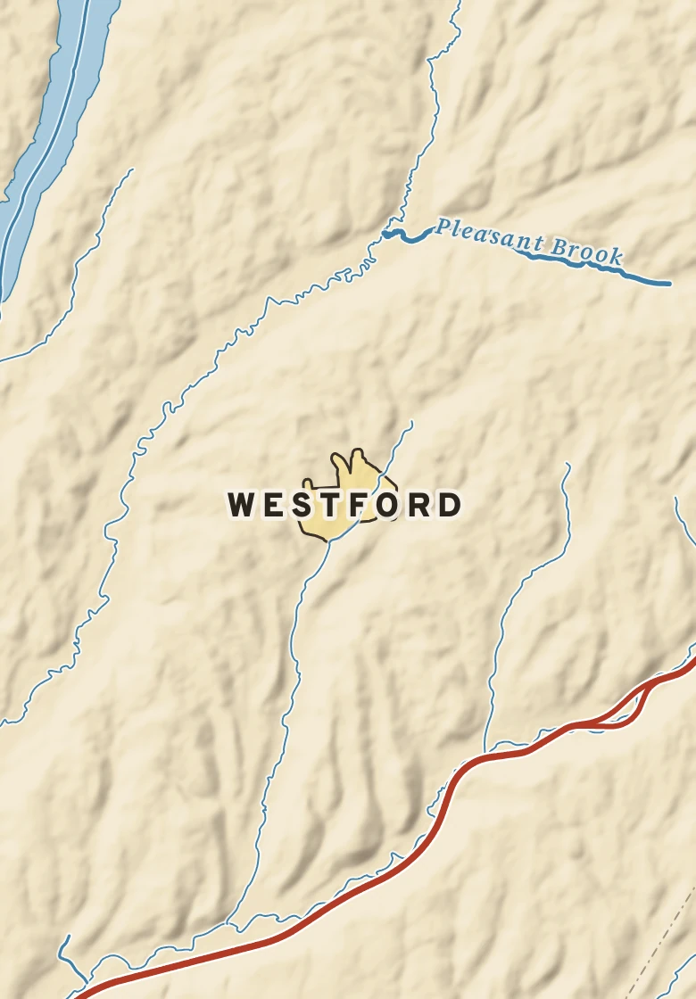 Atlas plate of Westford, New York.