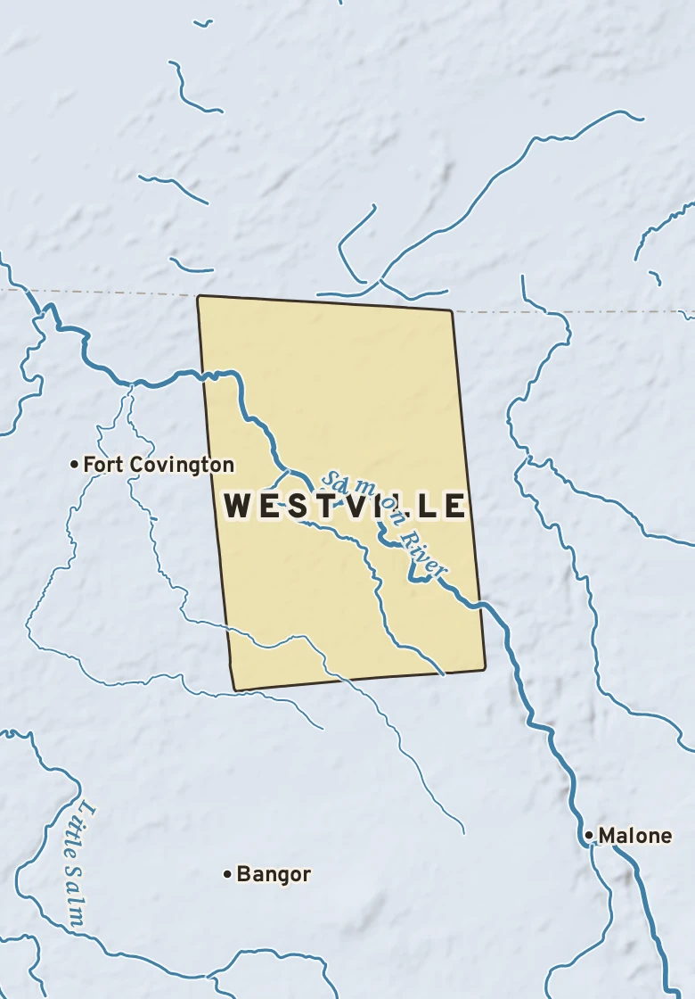 Atlas plate of Westville, New York.