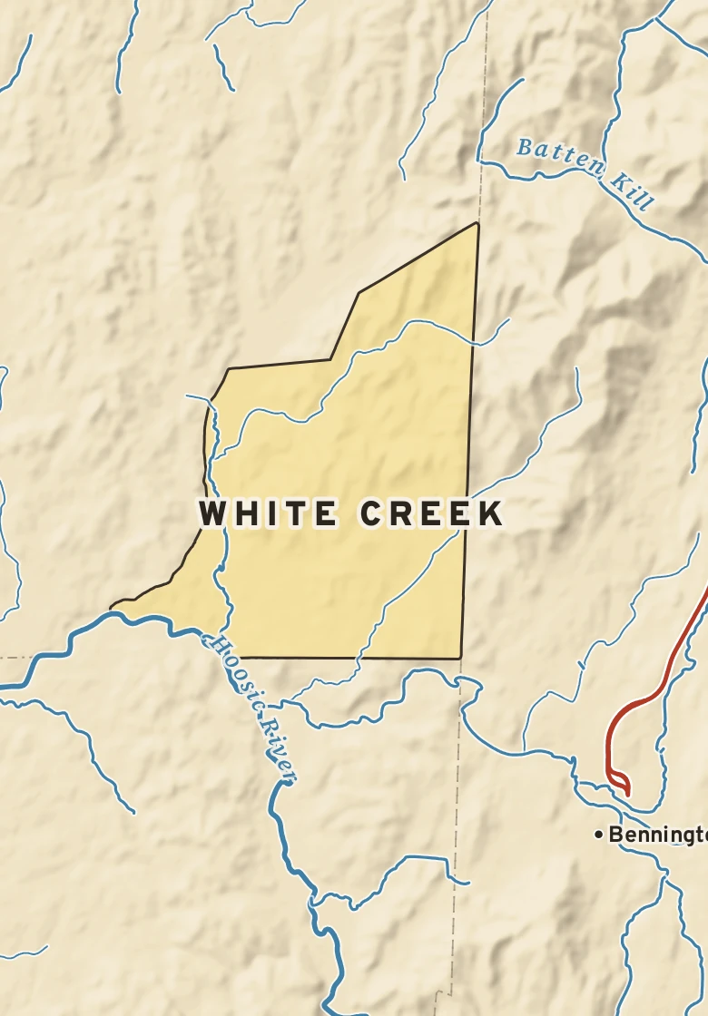 Atlas plate of White Creek, New York.