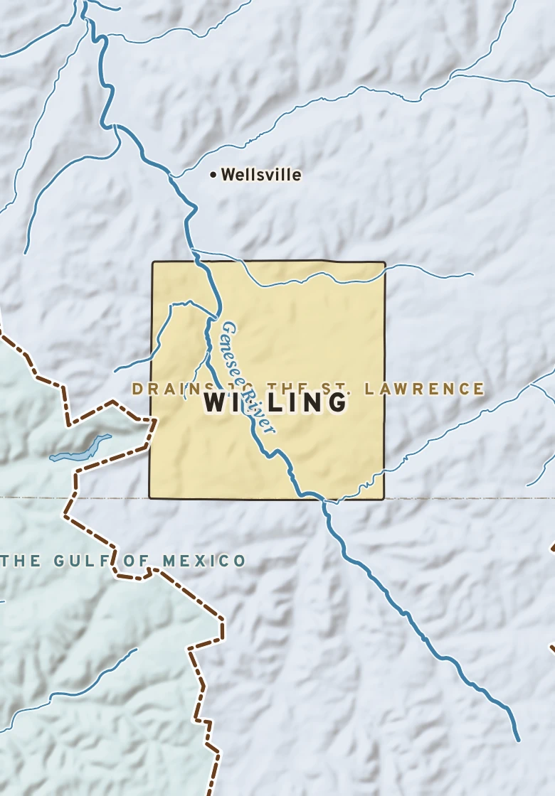 Atlas plate of Willing, New York.