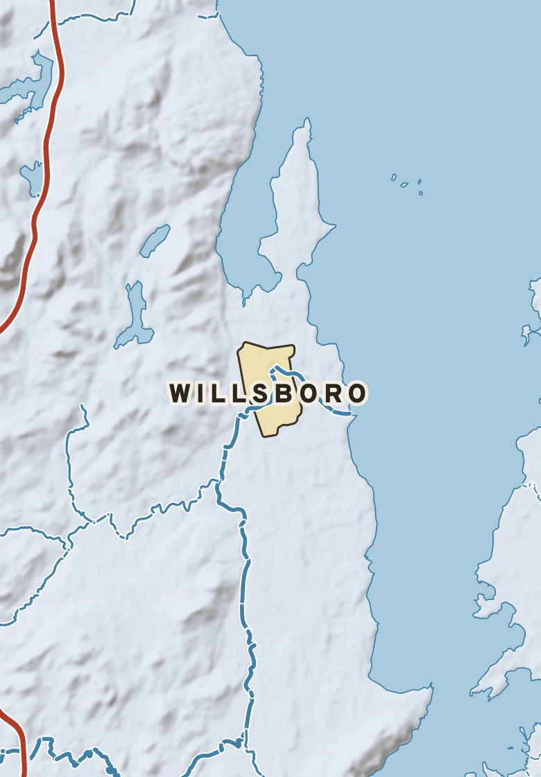 Atlas plate of Willsboro, New York.