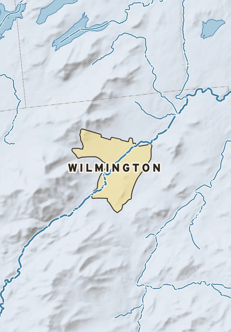 Atlas plate of Wilmington, New York.