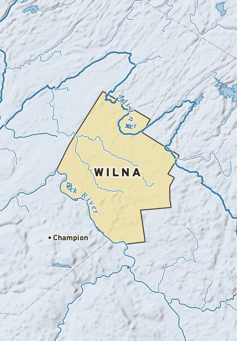 Atlas plate of Wilna, New York.