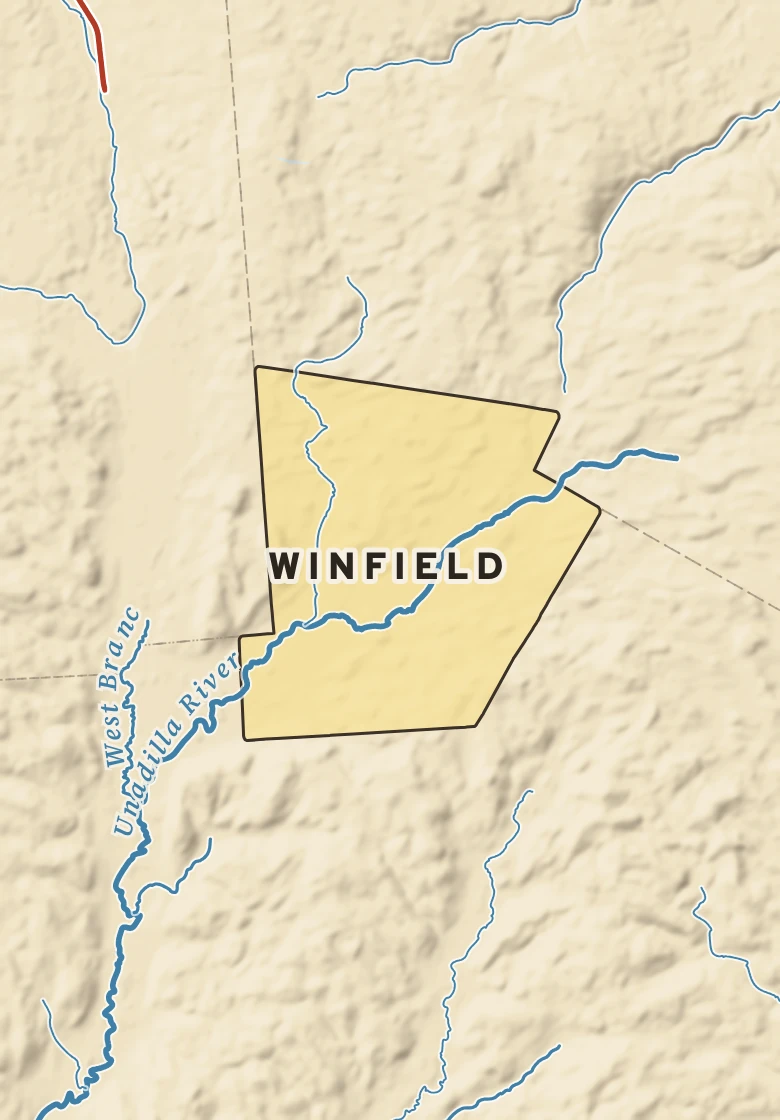 Atlas plate of Winfield, New York.