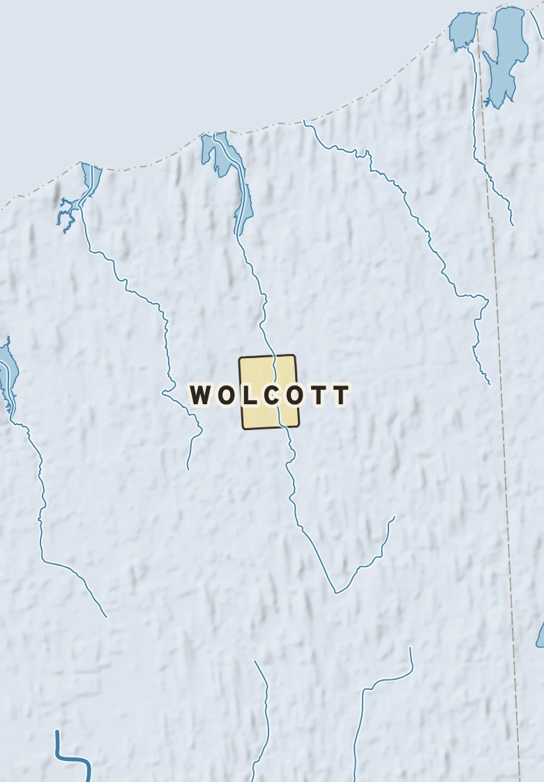 Atlas plate of Wolcott, New York.