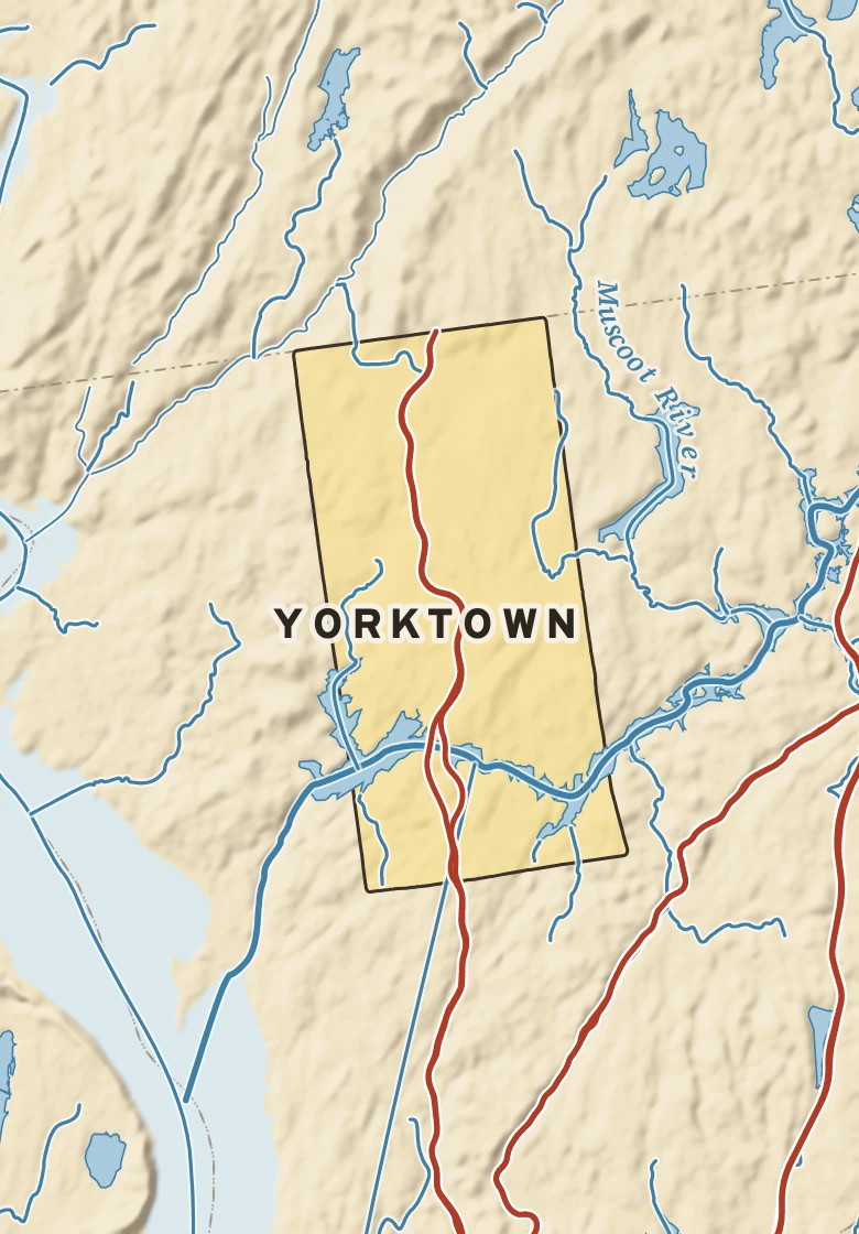 Atlas plate of Yorktown, New York.
