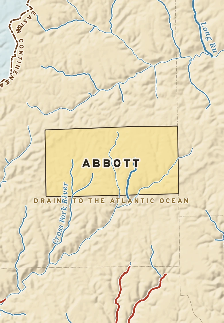 Atlas plate of Abbott, Pennsylvania.