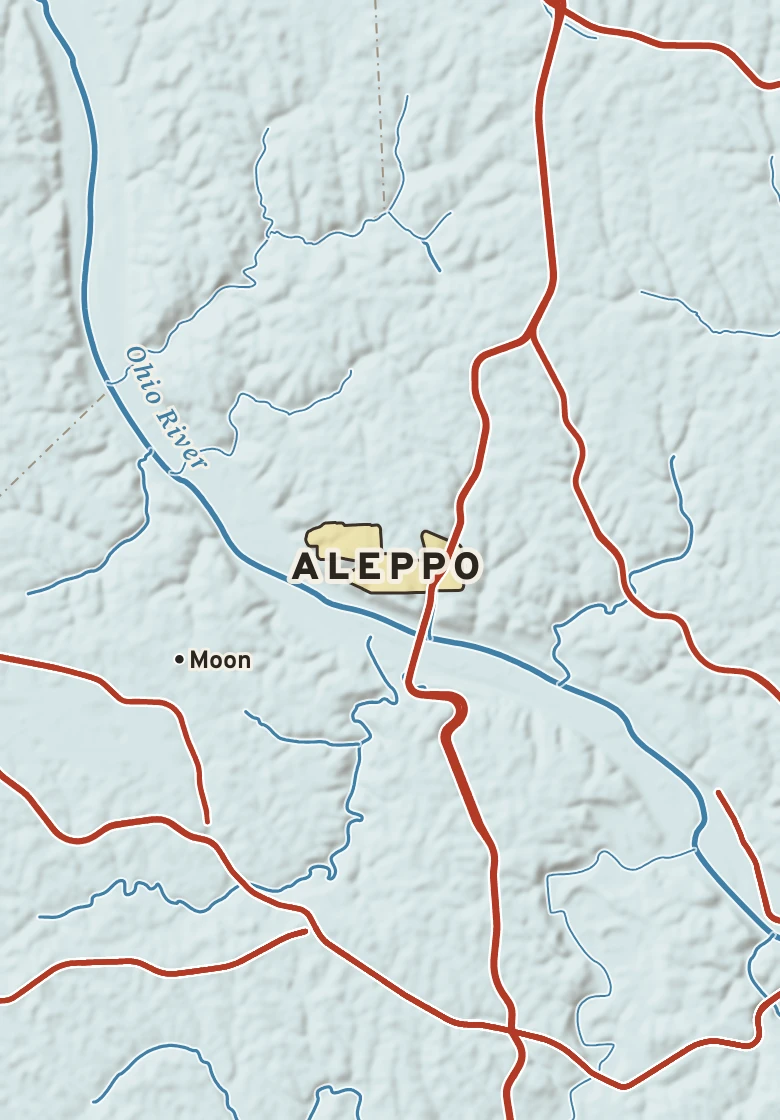 Atlas plate of Aleppo, Pennsylvania.