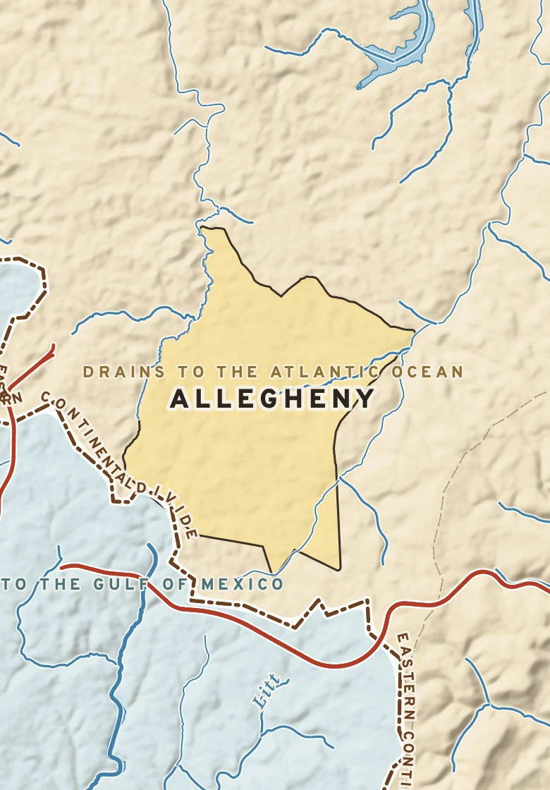 Atlas plate of Allegheny, Pennsylvania.