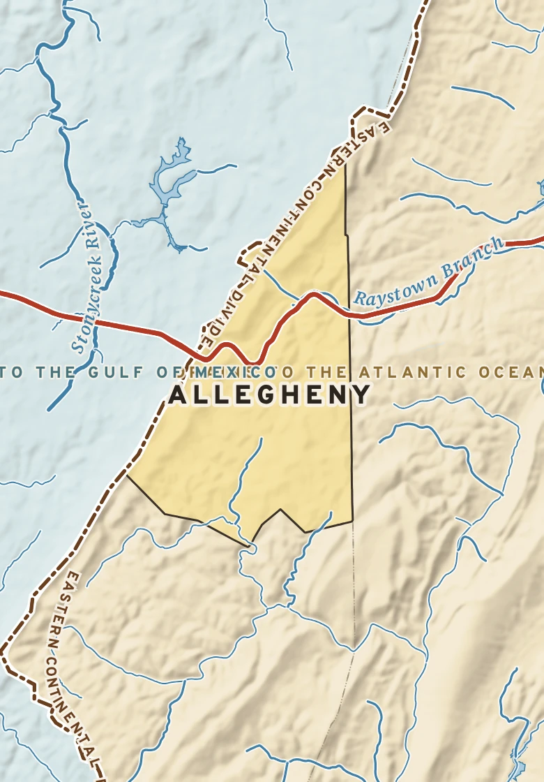 Atlas plate of Allegheny, Pennsylvania.