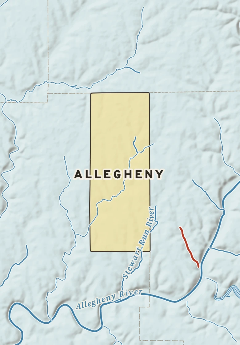 Atlas plate of Allegheny, Pennsylvania.
