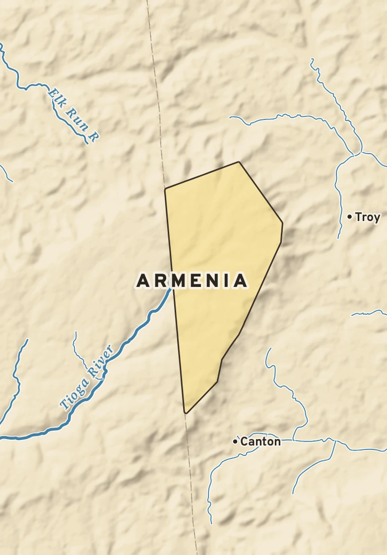 Atlas plate of Armenia, Pennsylvania.