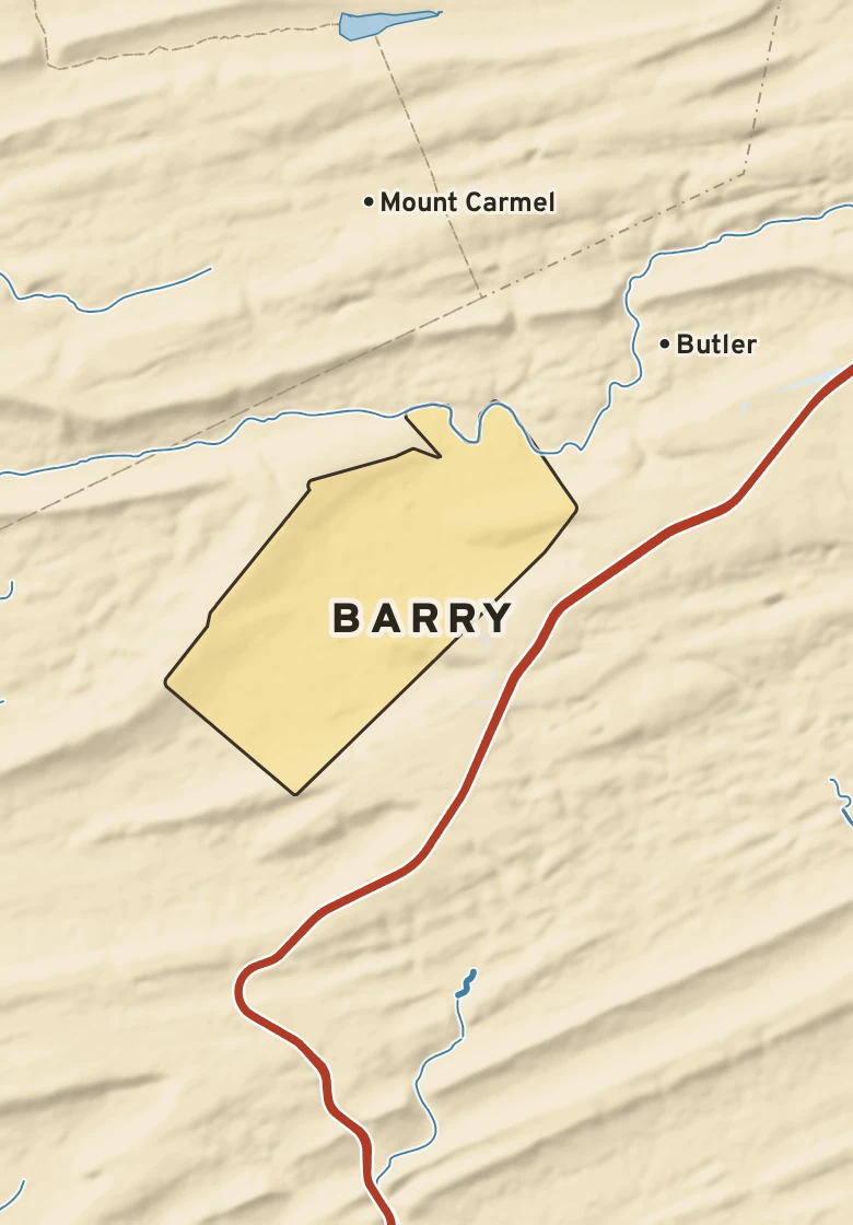 Atlas plate of Barry, Pennsylvania.