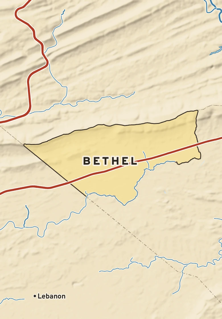 Atlas plate of Bethel, Pennsylvania.