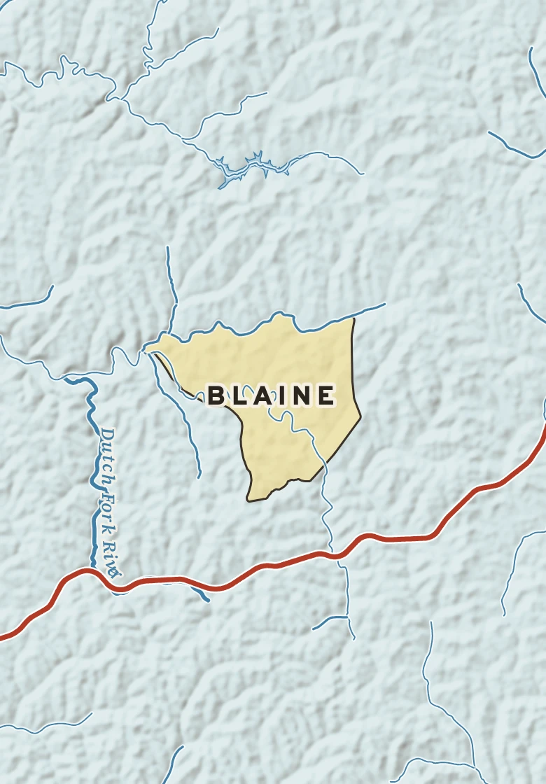 Atlas plate of Blaine, Pennsylvania.