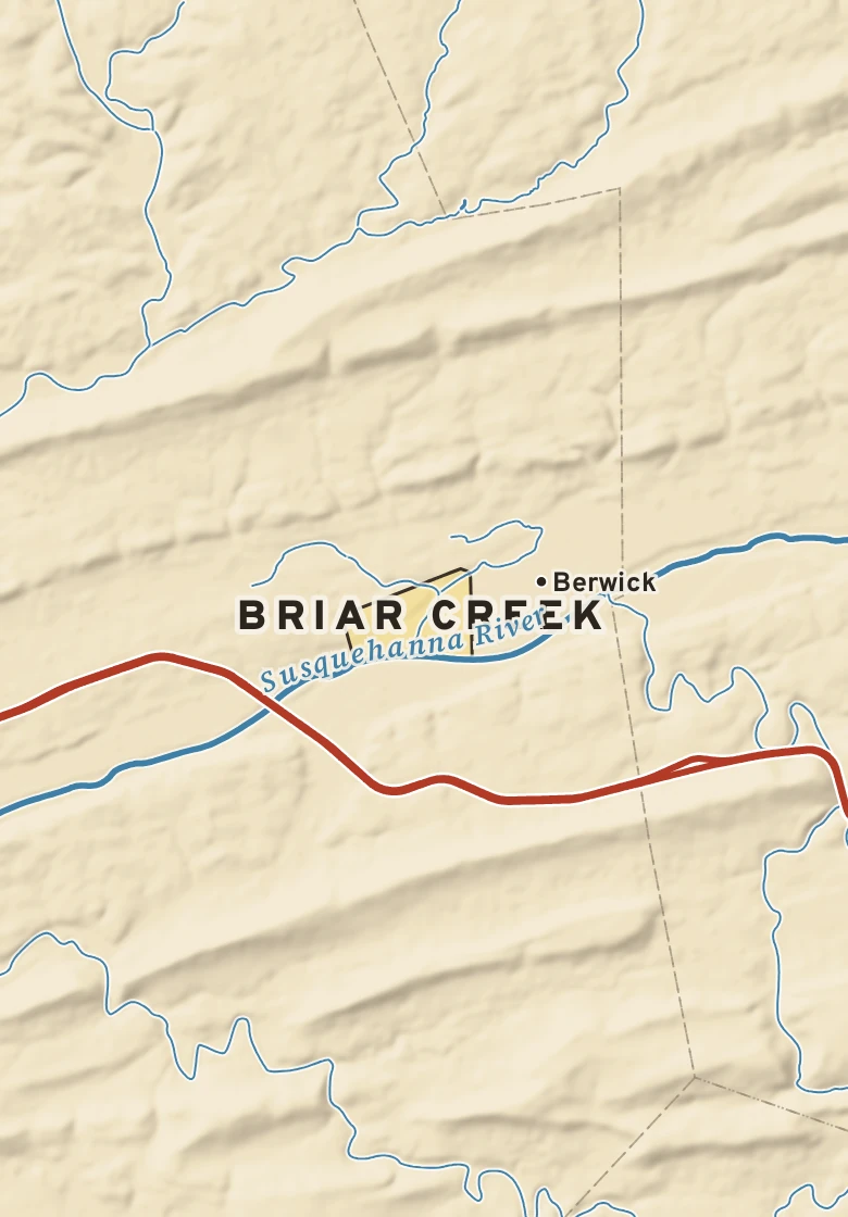 Atlas plate of Briar Creek, Pennsylvania.