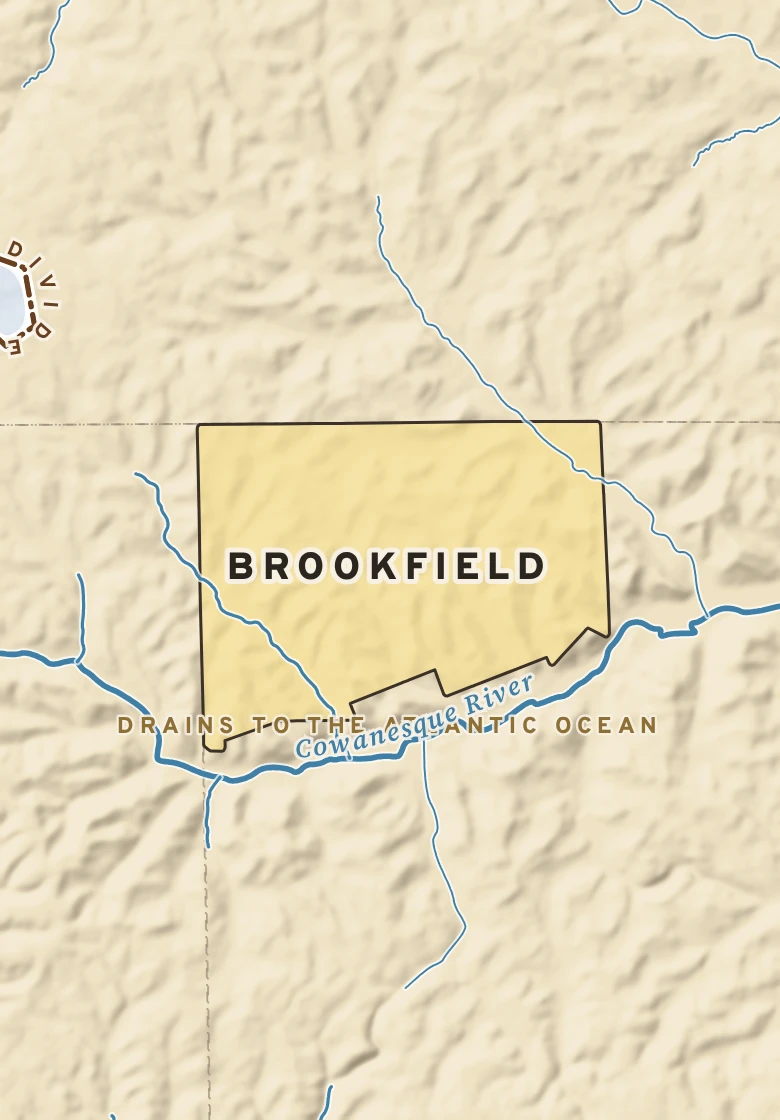 Atlas plate of Brookfield, Pennsylvania.