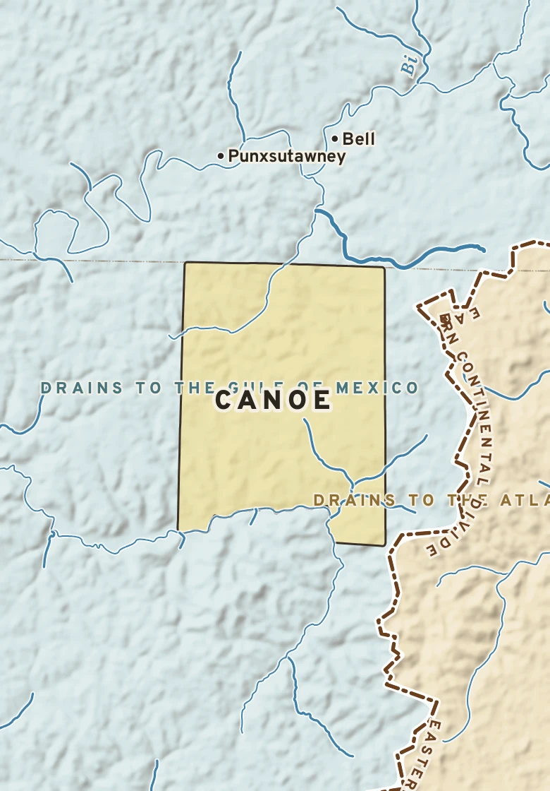 Atlas plate of Canoe, Pennsylvania.