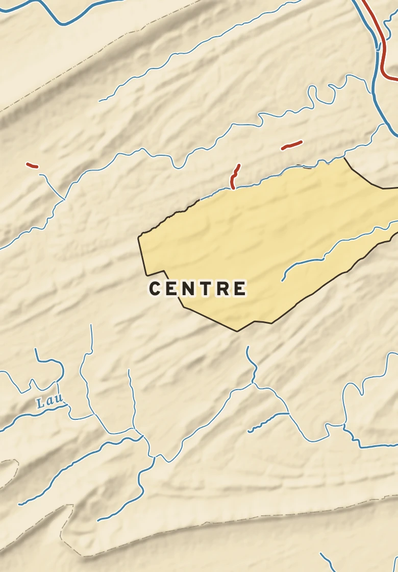 Atlas plate of Centre, Pennsylvania.