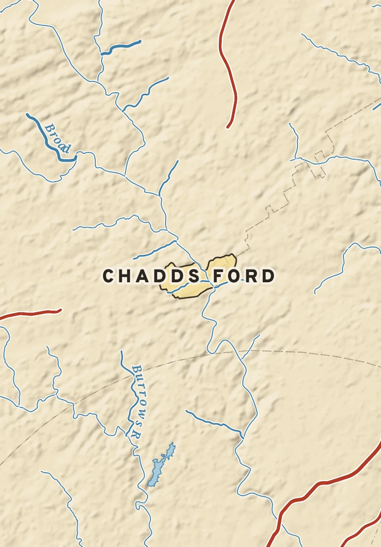 Atlas plate of Chadds Ford, Pennsylvania.