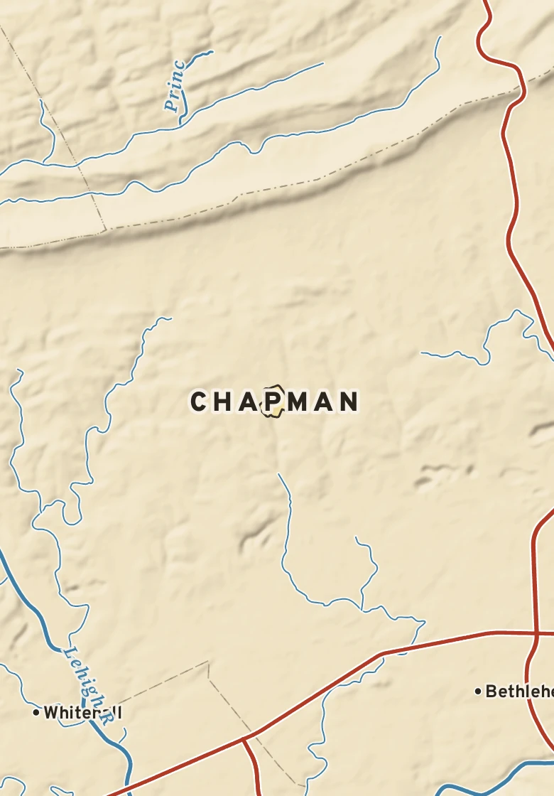 Atlas plate of Chapman, Pennsylvania.