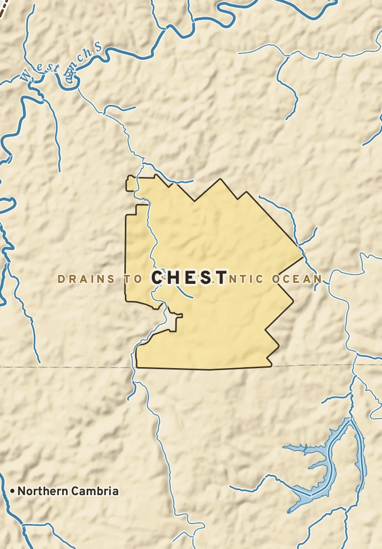 Atlas plate of Chest, Pennsylvania.