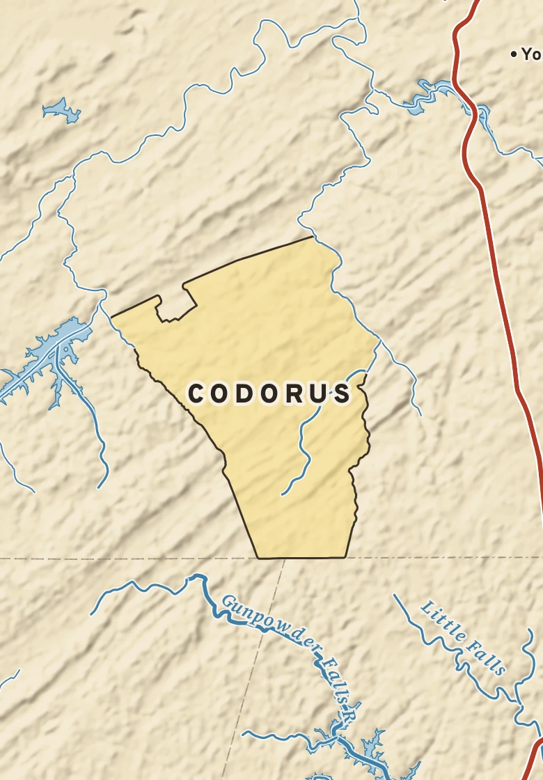Atlas plate of Codorus, Pennsylvania.