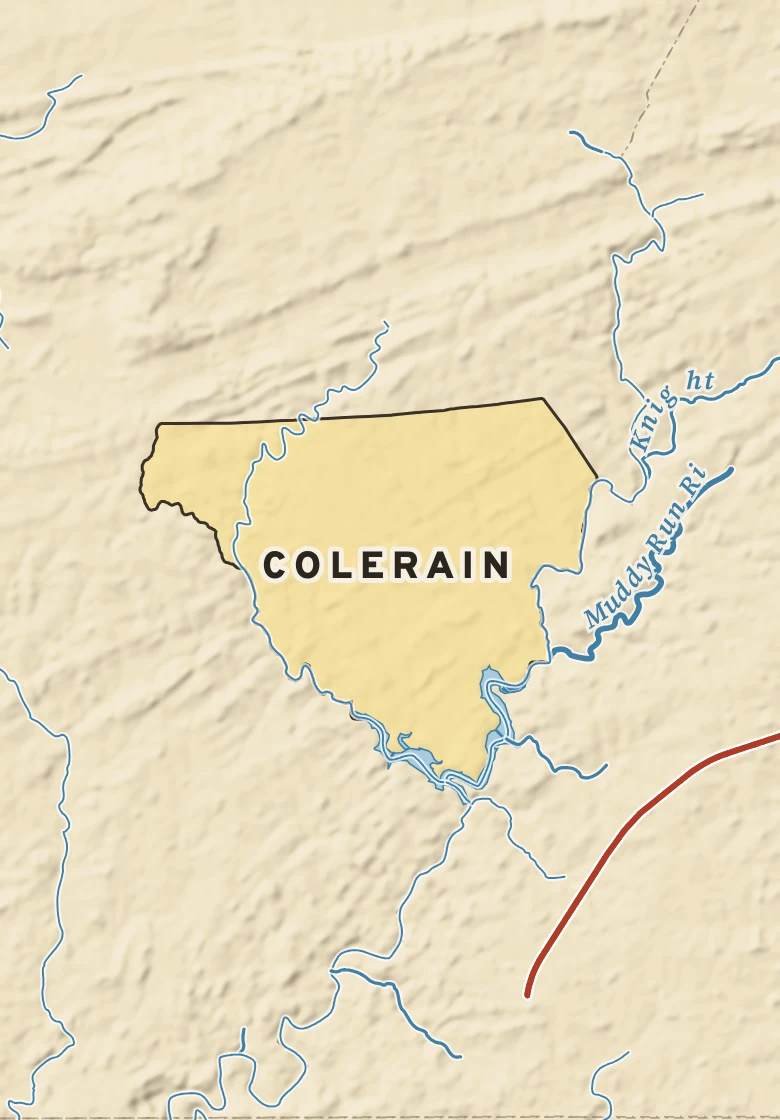 Atlas plate of Colerain, Pennsylvania.