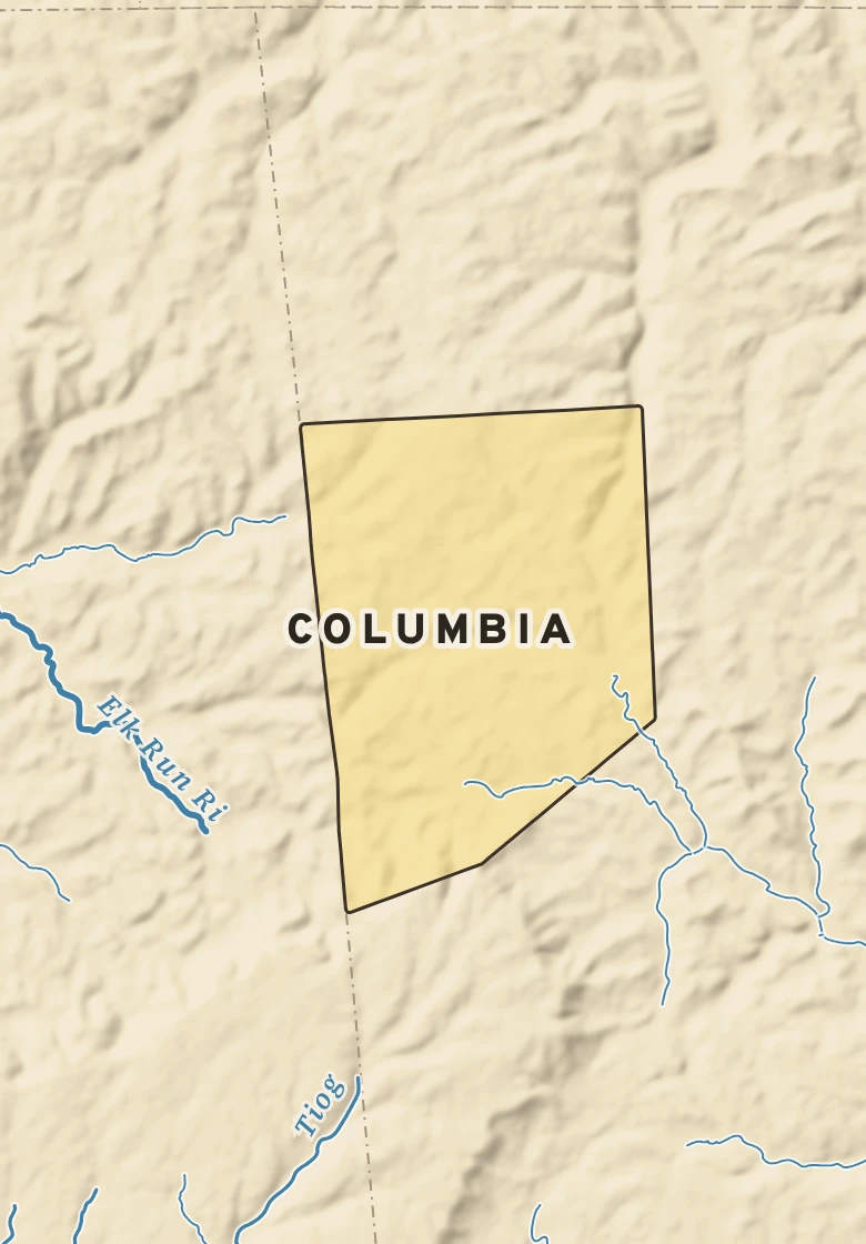 Atlas plate of Columbia, Pennsylvania.