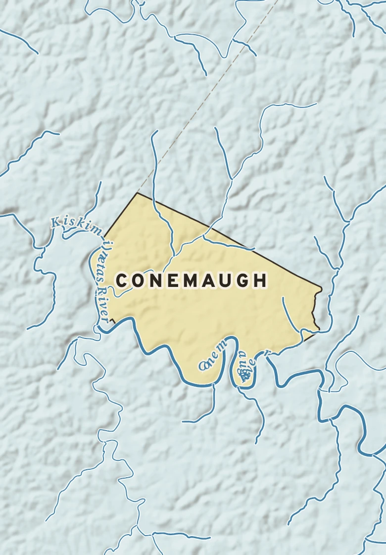 Atlas plate of Conemaugh, Pennsylvania.