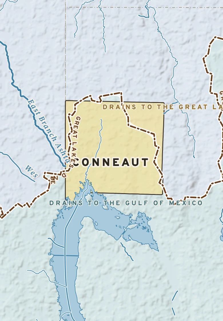 Atlas plate of Conneaut, Pennsylvania.
