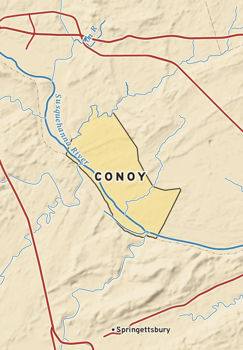 Atlas plate of Conoy, Pennsylvania.