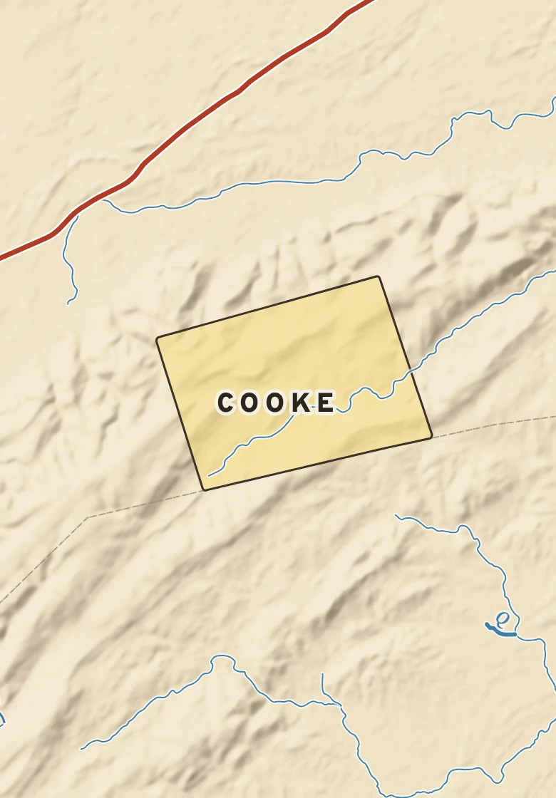 Atlas plate of Cooke, Pennsylvania.
